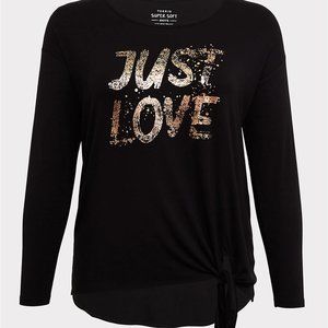 NEW Torrid long sleeve tie front shirt